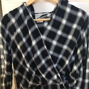 Plaid top
